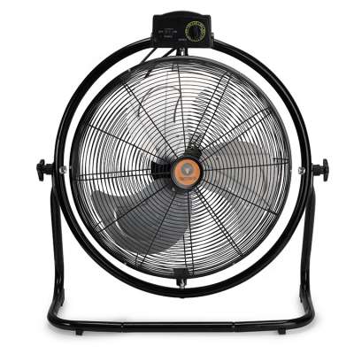 Powerful 120W metal industrial portable air cooling floor fan